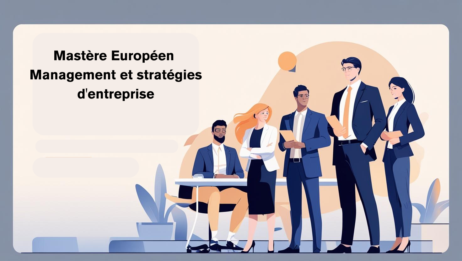 Mastère Européen Management et stratégies d'entreprise